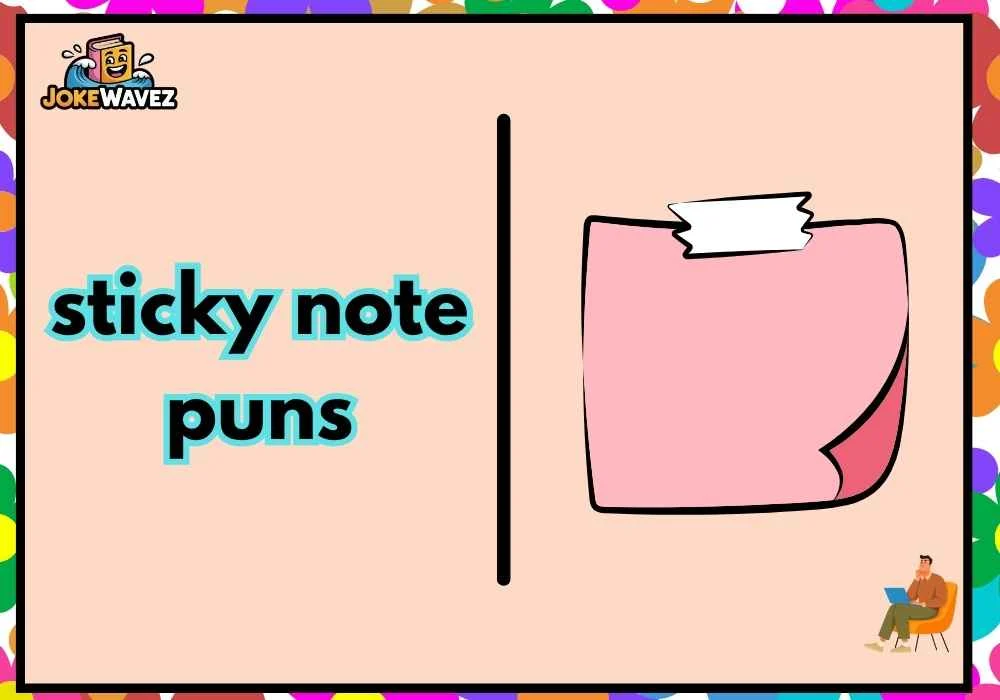 sticky note puns